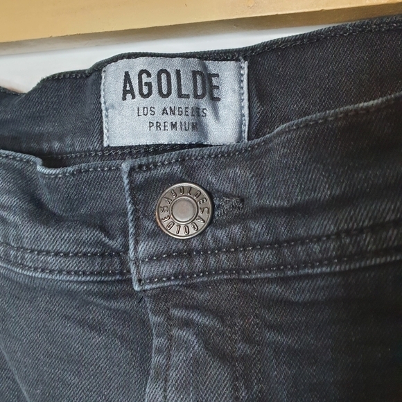 Agolde Women's Black Skinny Jeans size 32 - Picture 4 of 9